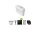 Set Hygieneabfallbehälter S analog white & Zubehör