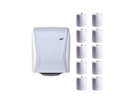 Set Handtuchpapier & Spender analog white