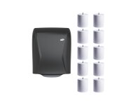 Set Handtuchpapier & Spender analog black
