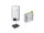 Set Abrasivseife & Spender analog white