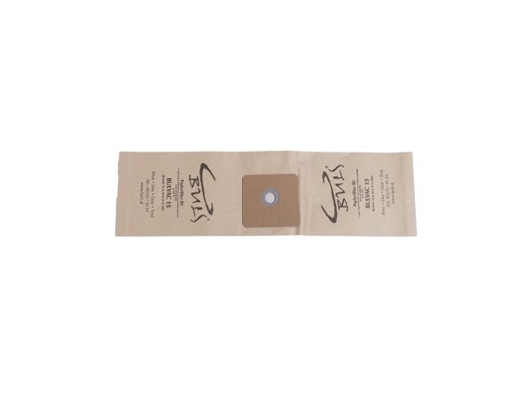 Papierfilter BV15 – Papierfilter für Wassersauger 15, Packung à 10 Stück