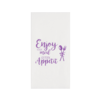 Serviette 33 cm Motiv „Enjoy your meal“,...