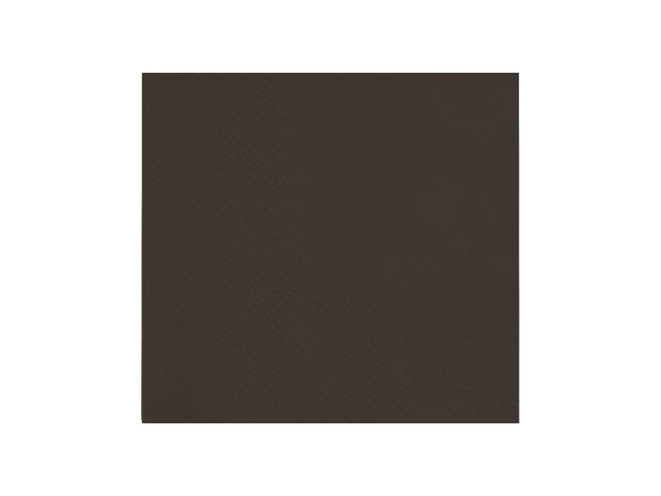 Serviette 40 cm kaffeebraun, 1.000 Stück (10 x 100)