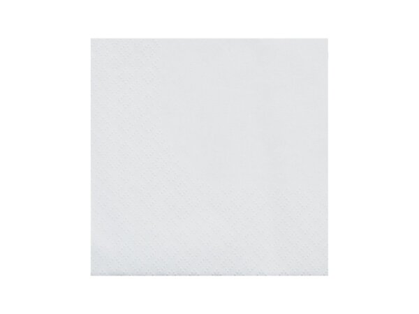 Serviette 33 cm weiß 1-lagig, Karton à 4.000 Stück