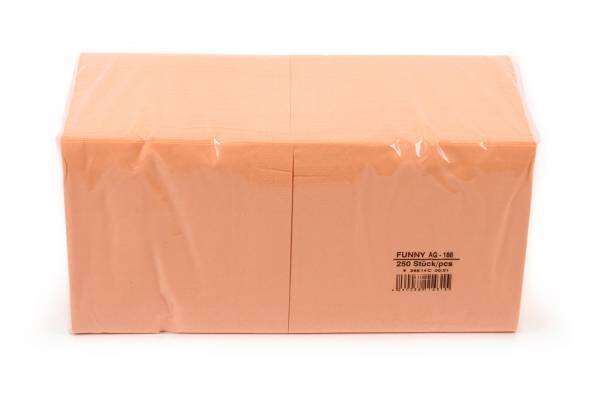 Farbige Tafelserviette apricot, 1.000 Stück (4 x 250)