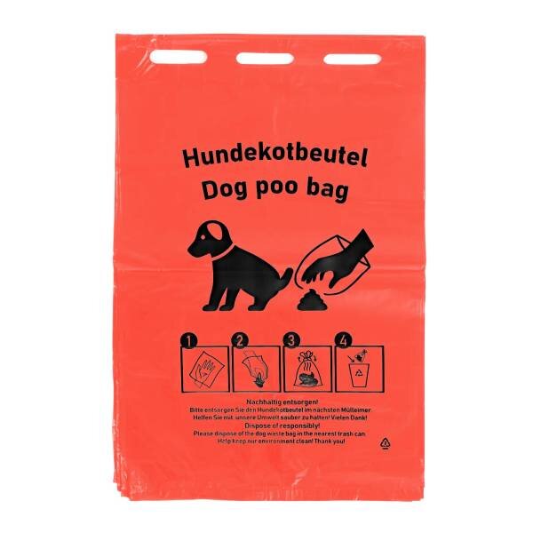 HDPE Hundekotbeutel mit Druck, 2.000 Stück (40 x 50)